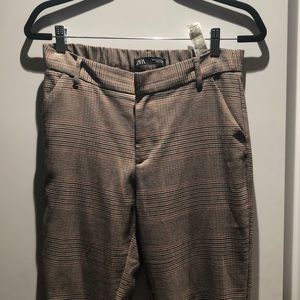Zara plaid pants